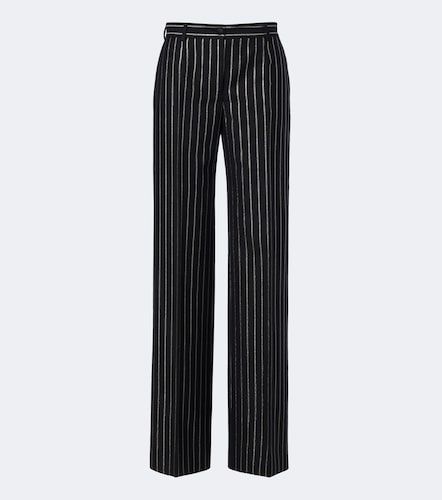 Pantalon ample en laine mélangée - Dolce&Gabbana - Modalova