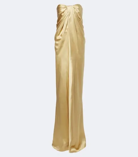 Robe longue bustier Zenaida en satin - Tove - Modalova