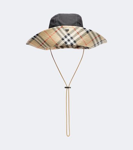 Chapeau Check en coton - Burberry - Modalova