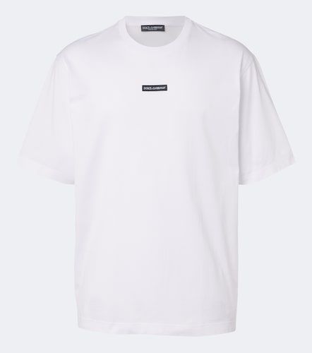 T-shirt en coton à logo - Dolce&Gabbana - Modalova
