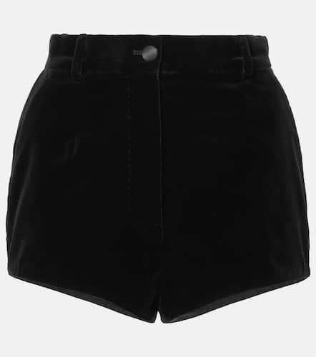 Short en velours de coton et soie - Dolce&Gabbana - Modalova