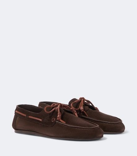 Chaussures bateau Pliario en daim - Ancient Greek Sandals - Modalova