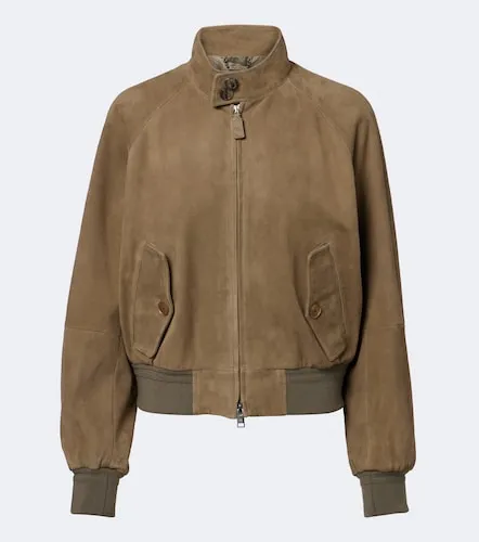 Veste bomber en daim - Ralph Lauren Collection - Modalova