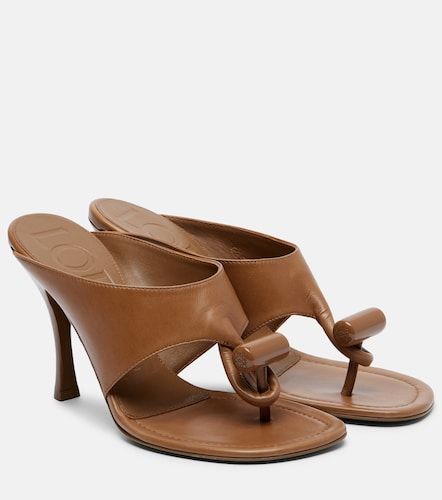 Loewe Mules Toggle 90 en cuir - Loewe - Modalova