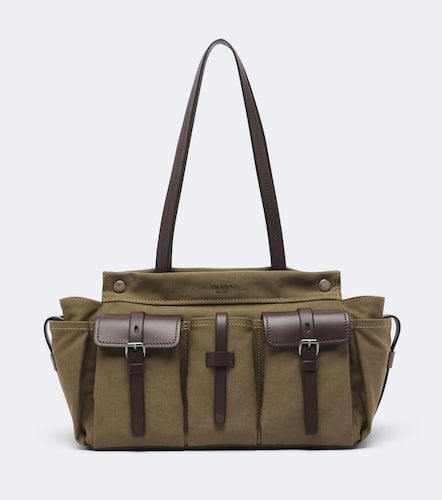 Sac Route Large en toile - Prada - Modalova