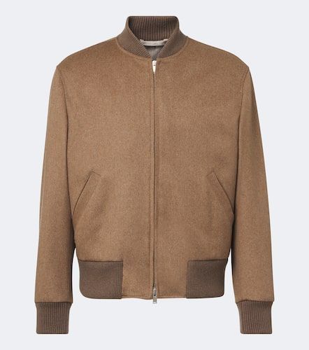 Veste bomber en laine vierge - Lardini - Modalova