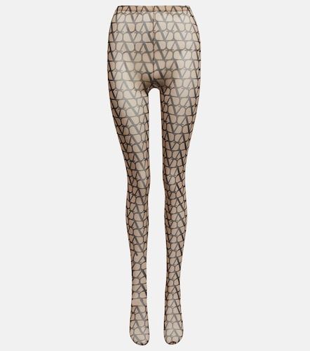 Collants Toile Iconographe - Valentino Garavani - Modalova