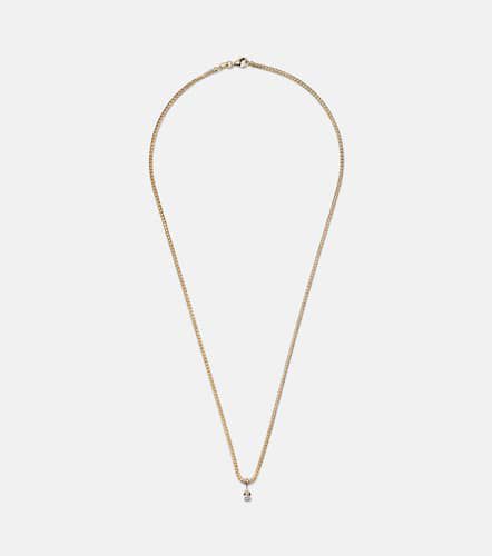 Collier chaîne Franco en or 18 ct et diamants - Anita Ko - Modalova