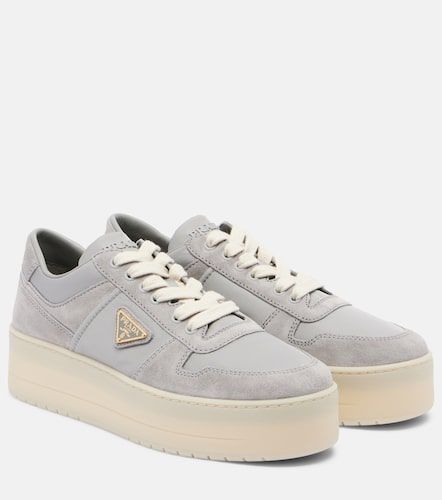 Baskets compensées Downtown en Re-Nylon - Prada - Modalova