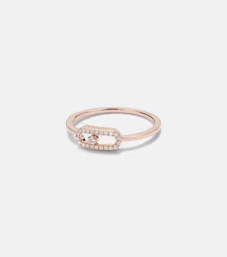 Bague Move Uno en or 18 ct et diamants - Messika - Modalova