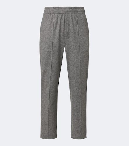 Moncler Pantalon droit en flanelle - Moncler - Modalova