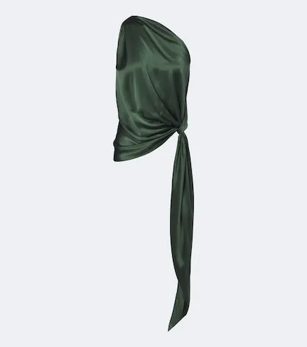 Top asymétrique en satin de soie - The Sei - Modalova