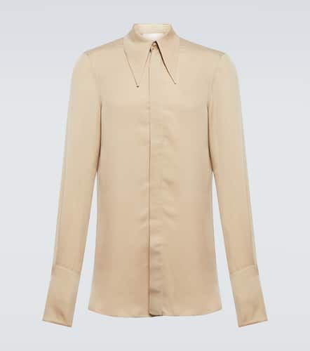 King & Tuckfield Chemise en cupro - King & Tuckfield - Modalova