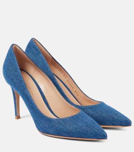 Escarpins Gianvito 85 en jean - Gianvito Rossi - Modalova