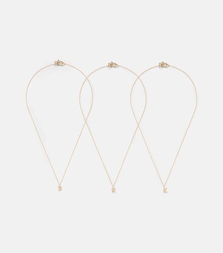 Collier Initial en or 18 ct (750/1000) et diamants - Sophie Bille Brahe - Modalova