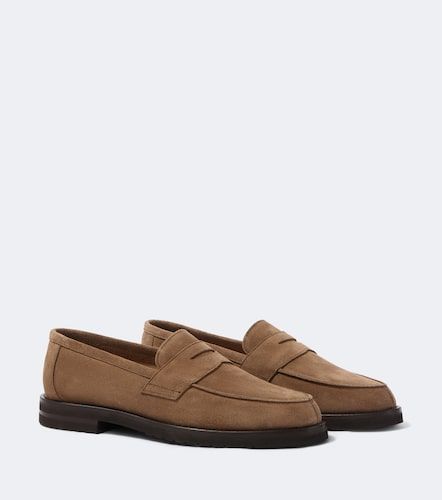 Mocassins penny en daim - Thom Sweeney - Modalova