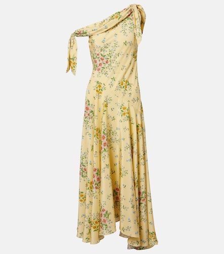 Robe asymétrique en soie à fleurs - Rodarte - Modalova