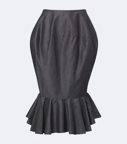 Jupe midi Palmier en coton et mohair - Jacquemus - Modalova