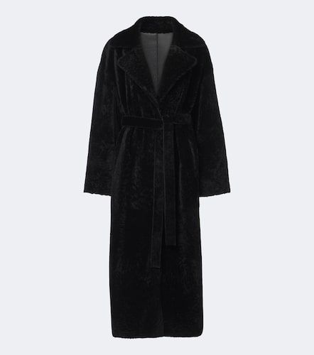 Manteau portefeuille Rien réversible en shearling et cuir - Arma - Modalova
