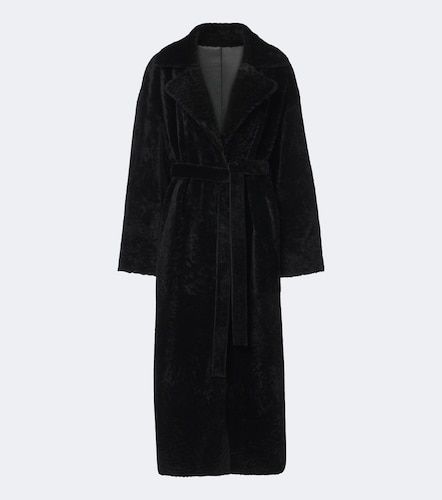 Manteau portefeuille Rien réversible en shearling et cuir - Arma - Modalova