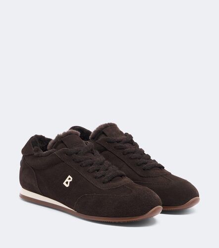 Baskets Valencia en daim et shearling - Bogner - Modalova