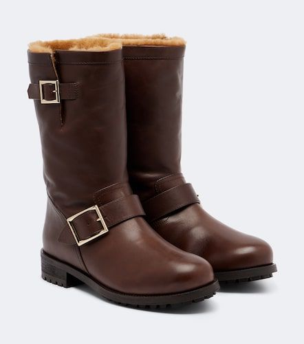 Jimmy Choo Bottes biker en cuir - Jimmy Choo - Modalova