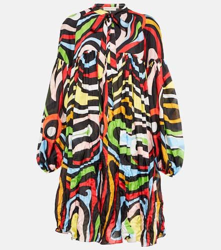 Robe en soie à motif Marmo - Pucci - Modalova