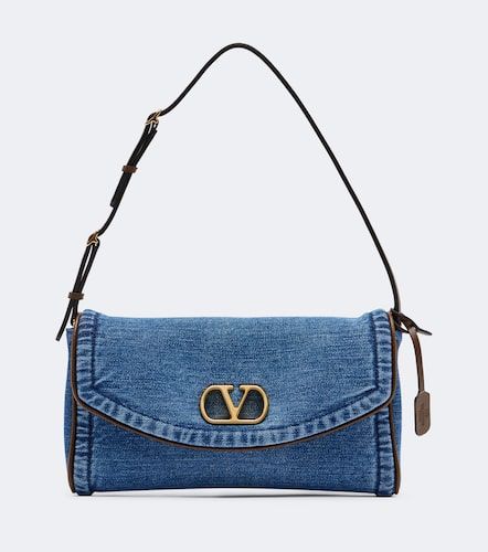 Sac DeVain Small en denim - Valentino Garavani - Modalova