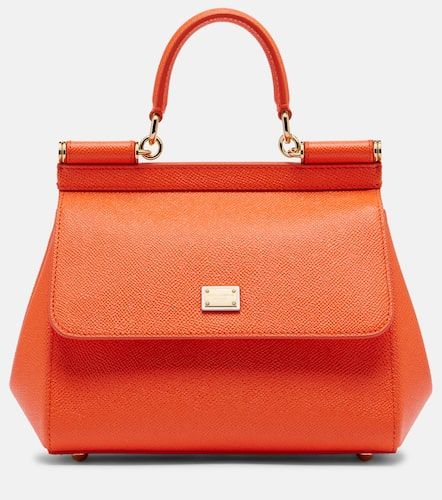 Sac à main Sicily Small en cuir - Dolce&Gabbana - Modalova