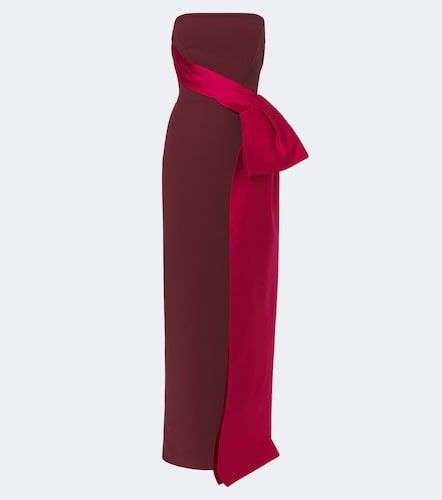 Robe longue bustier en crêpe - Roland Mouret - Modalova