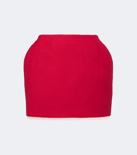 Mini-jupe en laine vierge - Magda Butrym - Modalova