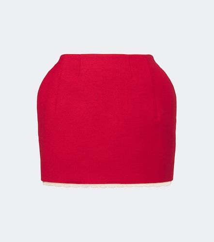 Mini-jupe en laine vierge - Magda Butrym - Modalova