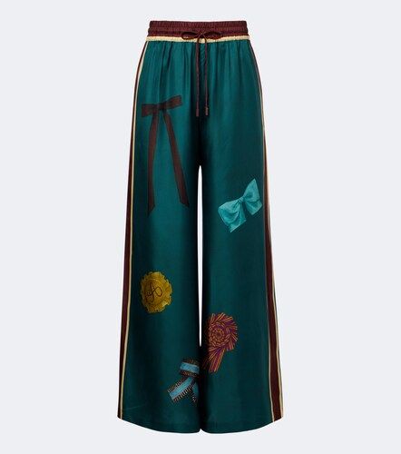Alémais Pantalon palazzo Rosette en soie - Alemais - Modalova