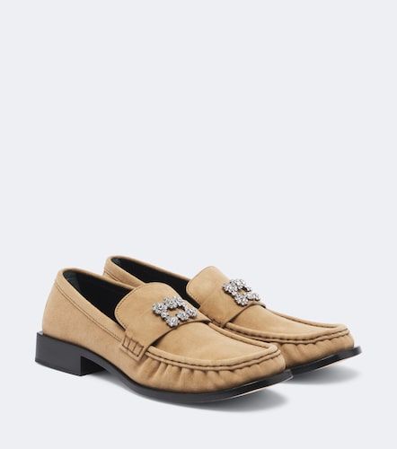 Mocassins Viv Moc en daim à ornements - Roger Vivier - Modalova