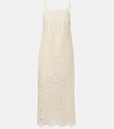 Robe midi Rhiannon en coton à broderies - Zimmermann - Modalova