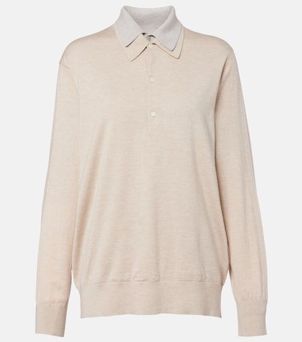 Polo en soie, laine et cachemire - Acne Studios - Modalova