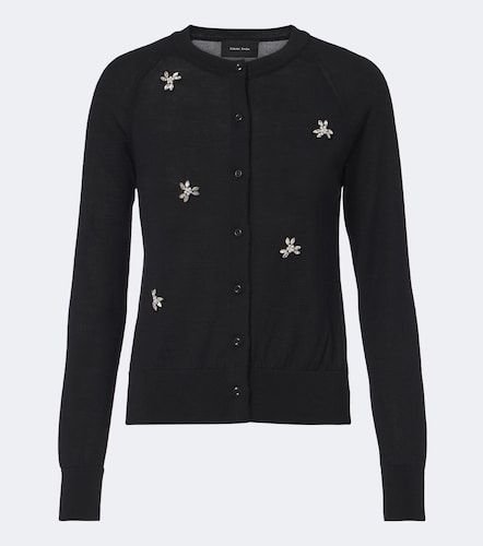 Cardigan en laine et soie à ornements - Simone Rocha - Modalova