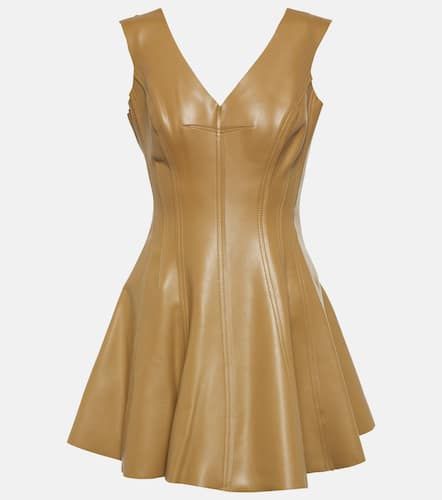 Robe Grace en cuir synthétique - Norma Kamali - Modalova