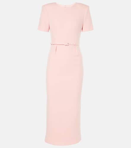 Robe midi en crêpe de laine - Roland Mouret - Modalova