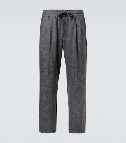 Pantalon ample en laine mélangée - Dolce&Gabbana - Modalova