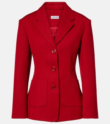 Loewe Blazer en laine mélangée - Loewe - Modalova