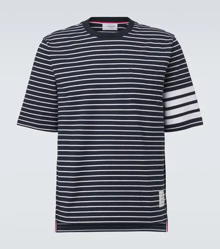 T-shirt 4-Bar en coton à rayures - Thom Browne - Modalova