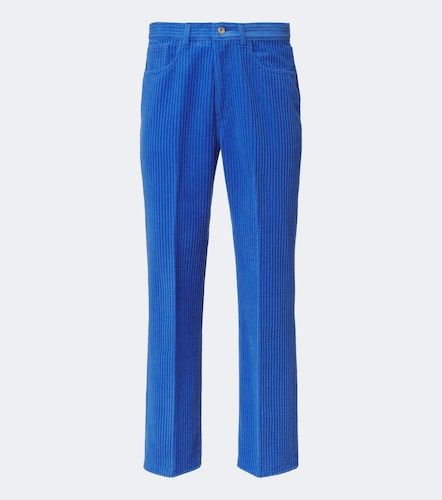 Pantalon droit en velours côtelé de laine et cachemire - Auralee - Modalova