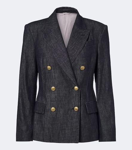 Brunello Cucinelli Blazer en denim - Brunello Cucinelli - Modalova