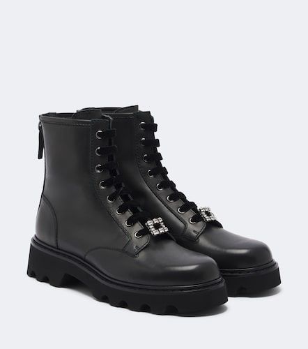 Bottines Viv' Rangers Truck en cuir - Roger Vivier - Modalova