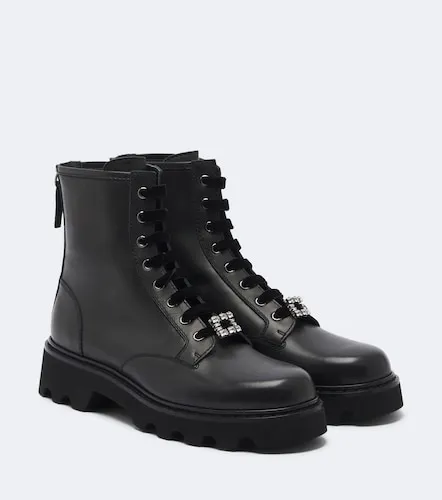 Bottines Viv' Rangers Truck en cuir - Roger Vivier - Modalova