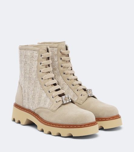 Bottines Viv' Rangers Truck en daim - Roger Vivier - Modalova