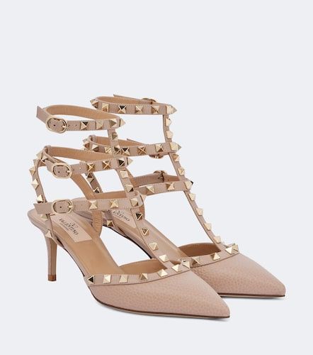 Escarpins Rockstud en cuir - Valentino Garavani - Modalova