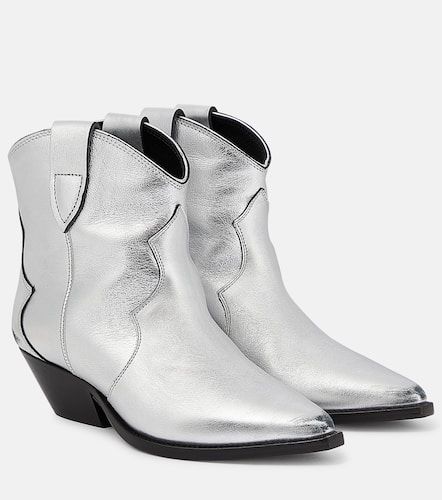 Bottines Dewina en cuir métallisé - Isabel Marant - Modalova