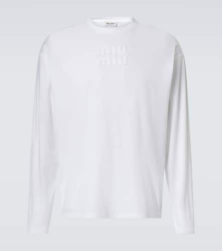 Miu Miu T-shirt en coton à logo - Miu Miu - Modalova